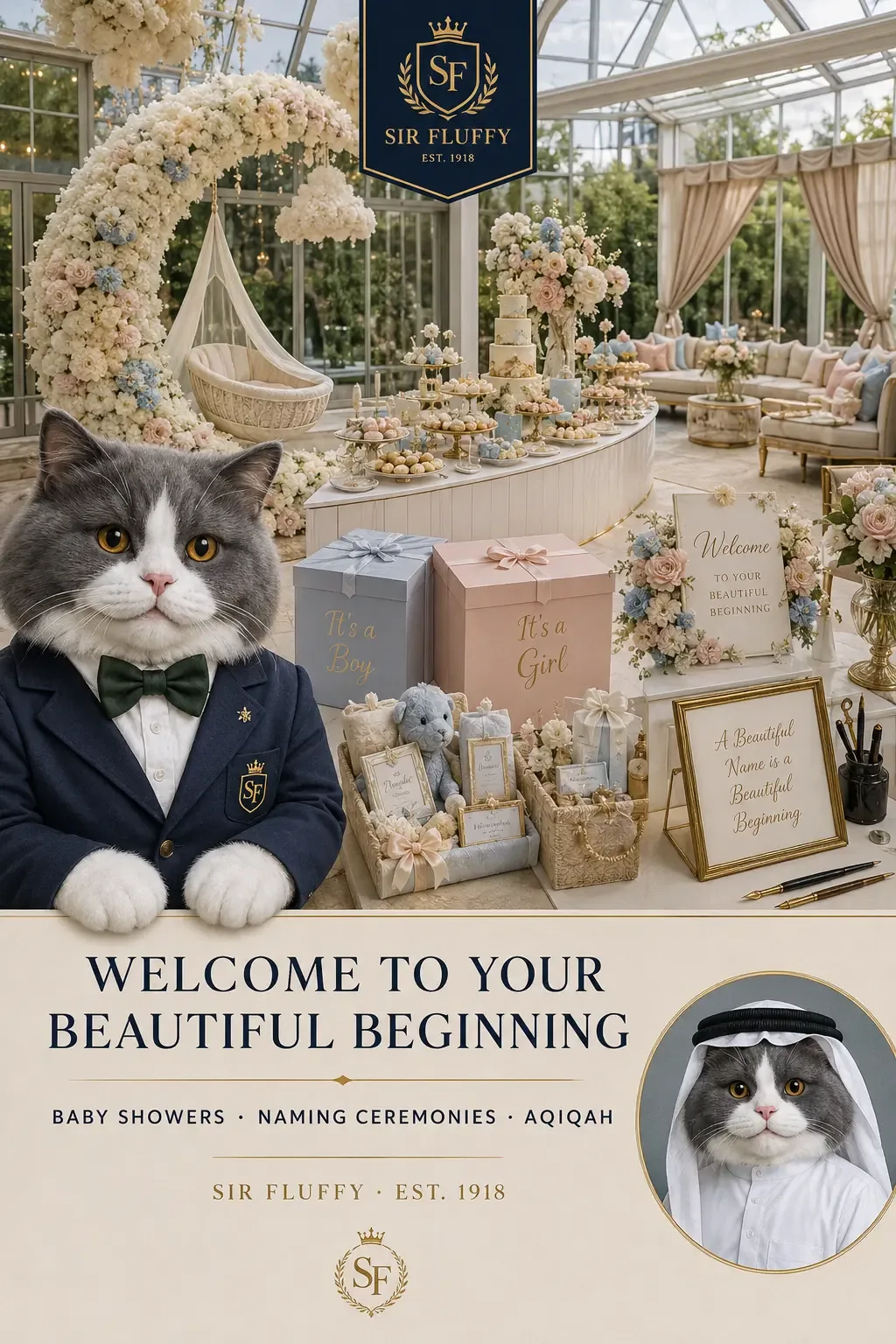 Baby showers, naming ceremonies & Aqiqah
