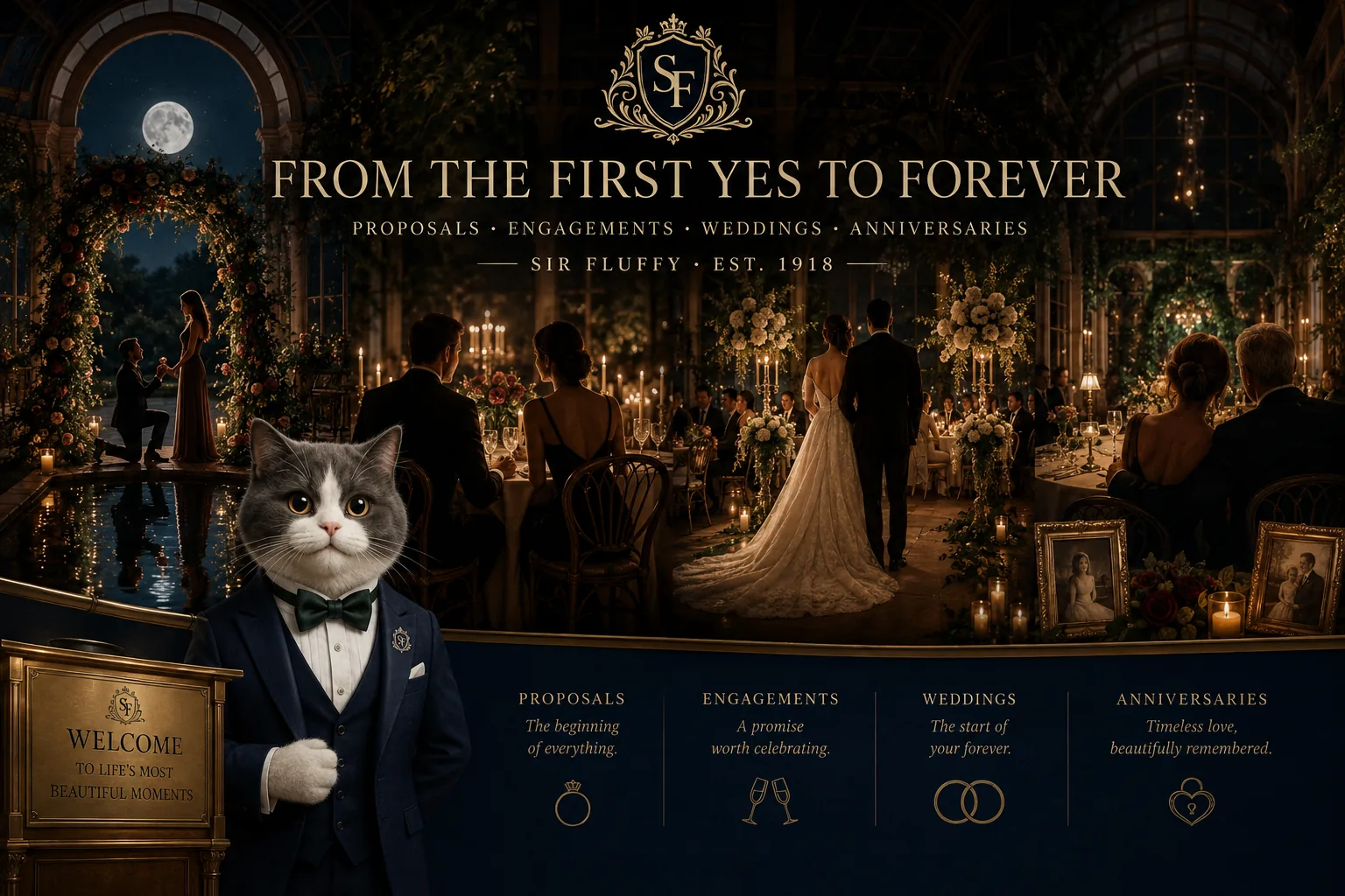 Weddings, proposals & anniversaries