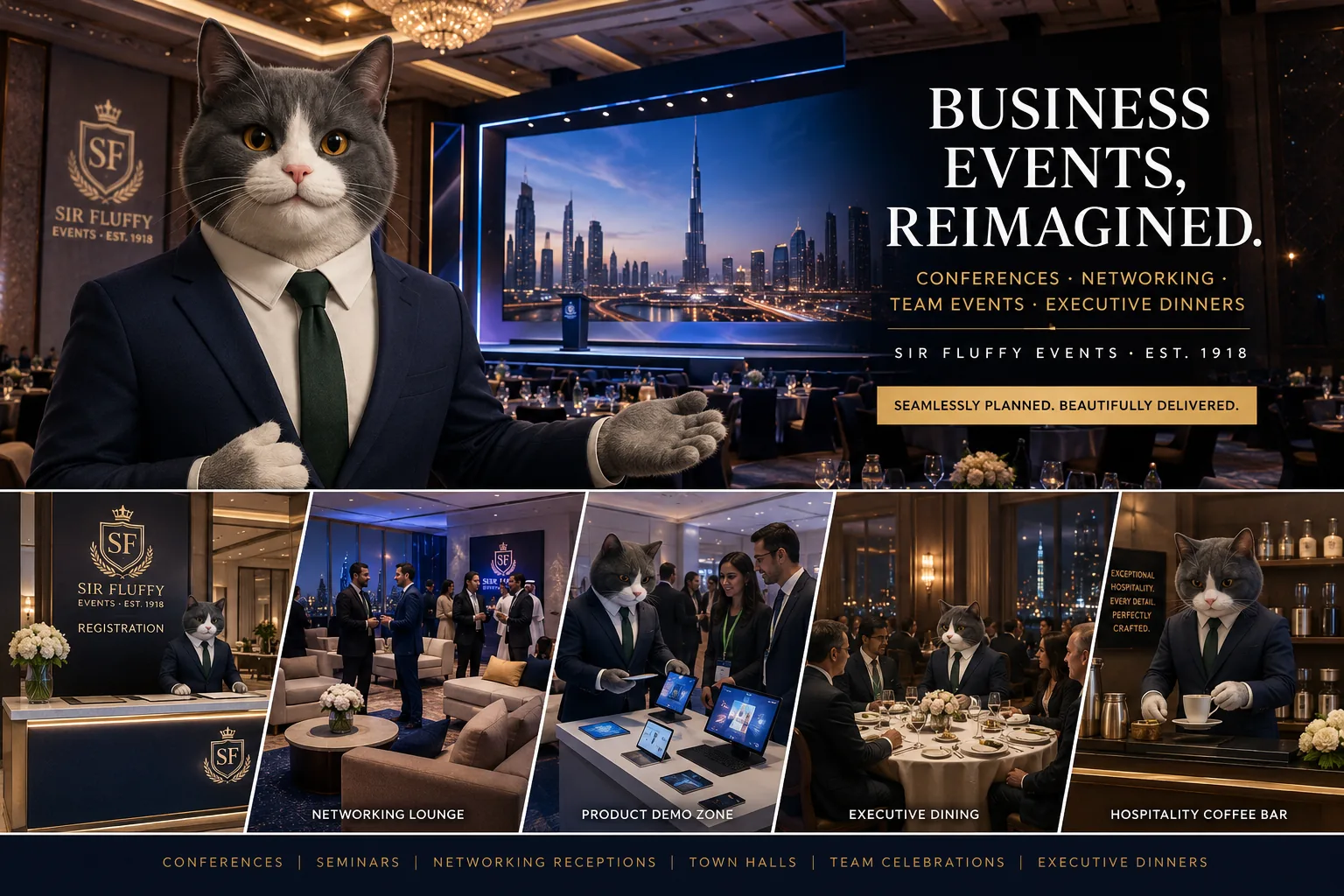 Conferences, seminars & corporate events