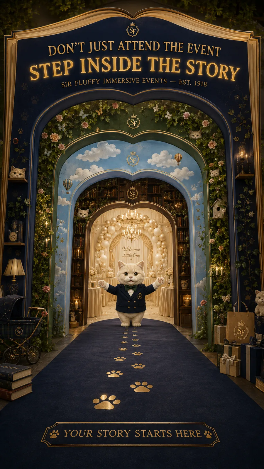 Immersive entrances & story sets