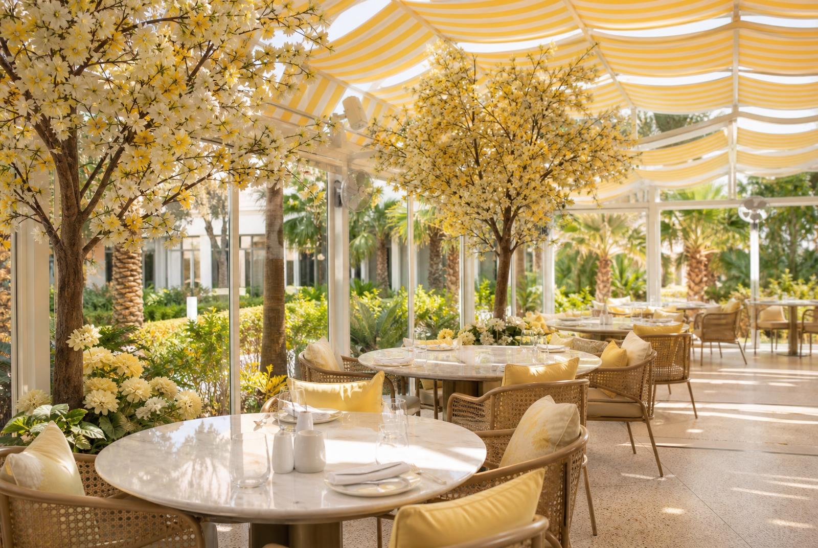 Dining room of Jannah Restaurants, the group's Emirati destination dining concept