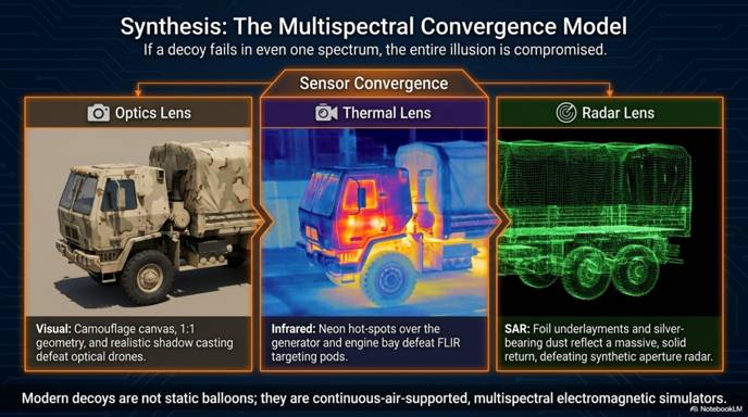 Synthesis: the multispectral convergence model