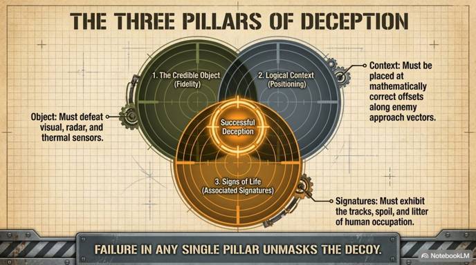 The three pillars of deception