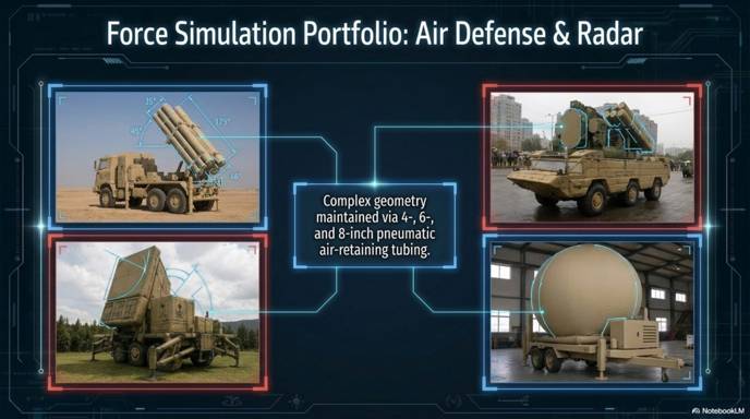 Force simulation portfolio: air defence and radar