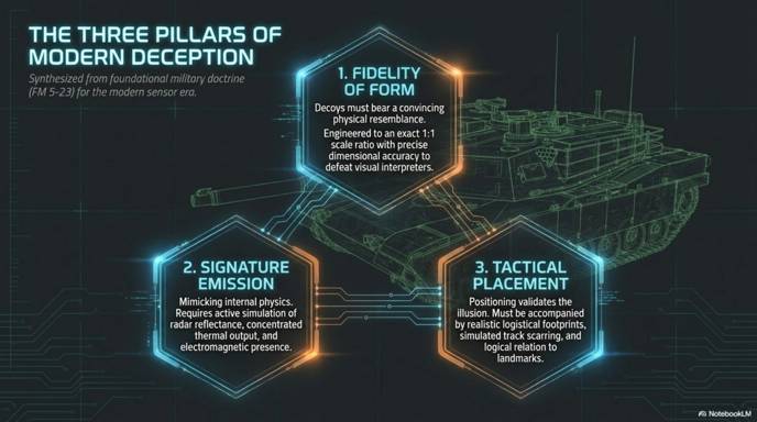 The three pillars of modern deception