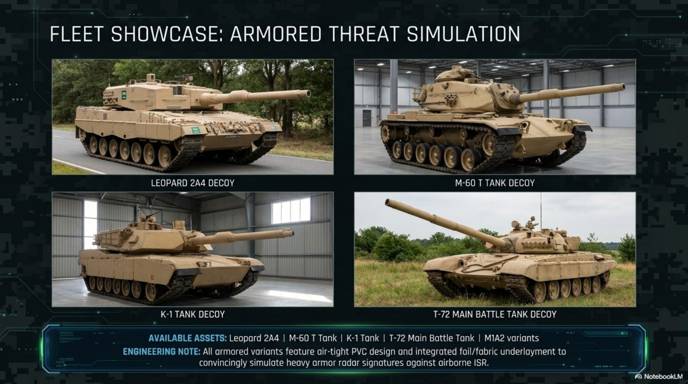 Fleet showcase: armoured threat simulation